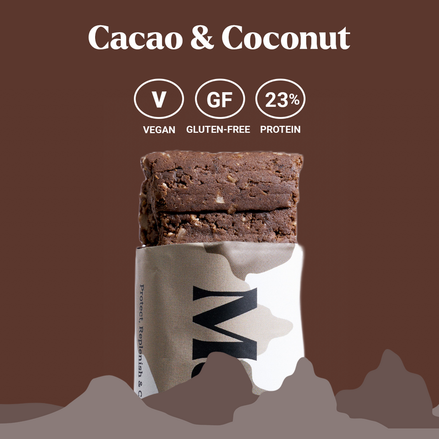 Nourish Bar | Cacao & Coconut | 12 Bar Box
